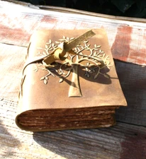 Tree of Life Leather Journal Notebook Writing Diary 300 Vintage Paper Sketchbook