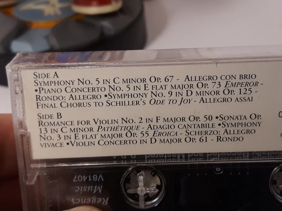 The Masterpiece Collection Beethoven Audio Cassette Music V81407 Classical - Image 4 of 4