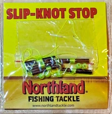 Northland Fishing SLIP-KNOT STOP, 5 Pack, Size: S, Color: Chartreuse, Highly Vis