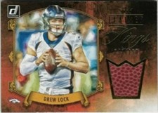 2020 Drew Lock Panini Leather Kings Football Patch Relic Card!! 
