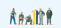 Preiser H0 10535 Figuren-Set Us-Bahnpersonal 1:87