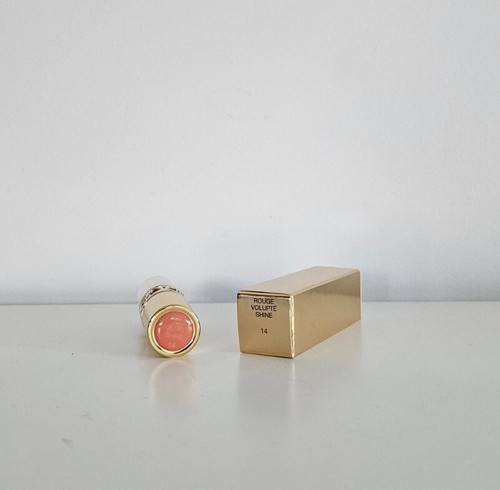 YSL Rouge Volupte Shine Lipstick - 14 Corail In Touch. New Tester. Genuine - Picture 3 of 3