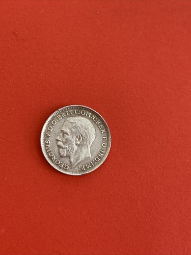 George V Silver 1919 Three pence /EF - Picture 2 of 5