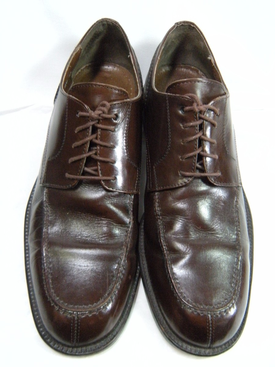 Brass Boot Mens Oxfords / Shoe Size 10 Brown Leather Split  display picture 1