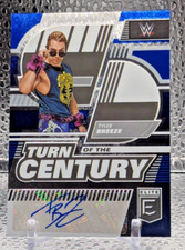 2023 Donruss Elite WWE Turn of the Century Auto Blue #TC-TBZ Tyler Breeze /25