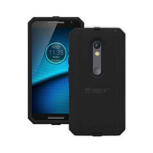 Motorola Droid Maxx 2 Trident Aegis Case - Black - Brand New Retail Package - Picture 1 of 4