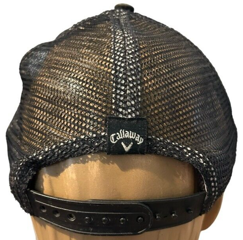 callaway mesh snapback adjustable charcoal gray truckers hat OSFA - Picture 5 of 7