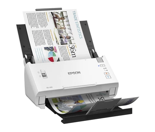 Epson DS-410 Sheetfed Scanner- 600 dpi Optical- 48bit Color- Duplex Scanning-USB - Picture 1 of 3