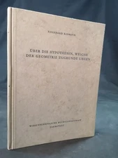 On the Hypotheses Underlying Geometry. Riemann, Bernhard: