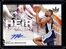 2022-23 Panini Court Kings Malaki Branham Heir Apparent RC Auto #/199 Spurs