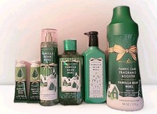 Lot of 6 Bath  Body Works VANILLA BEAN NOEL Mist, Wash, Soap, Cream,  Booster