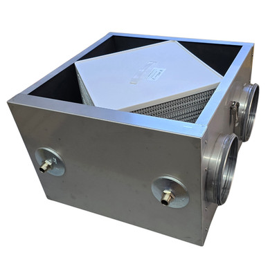 Retrofit heat exchanger best degree of efficiency up to 90% Wrg living room ventilation