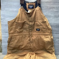 Walls Blizzard Pruf USA Canvas Insulated Bibs Overalls 2XL Reg 46-48 Waist
