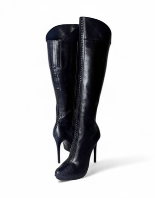 REPORT SIGNATURE Jacqueline Studded Leather Over The Knee Boot Size 7