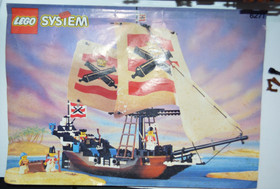RARE 1992 LEGO System #6271 Imperial Flagship - Incomplete With Box & Manual