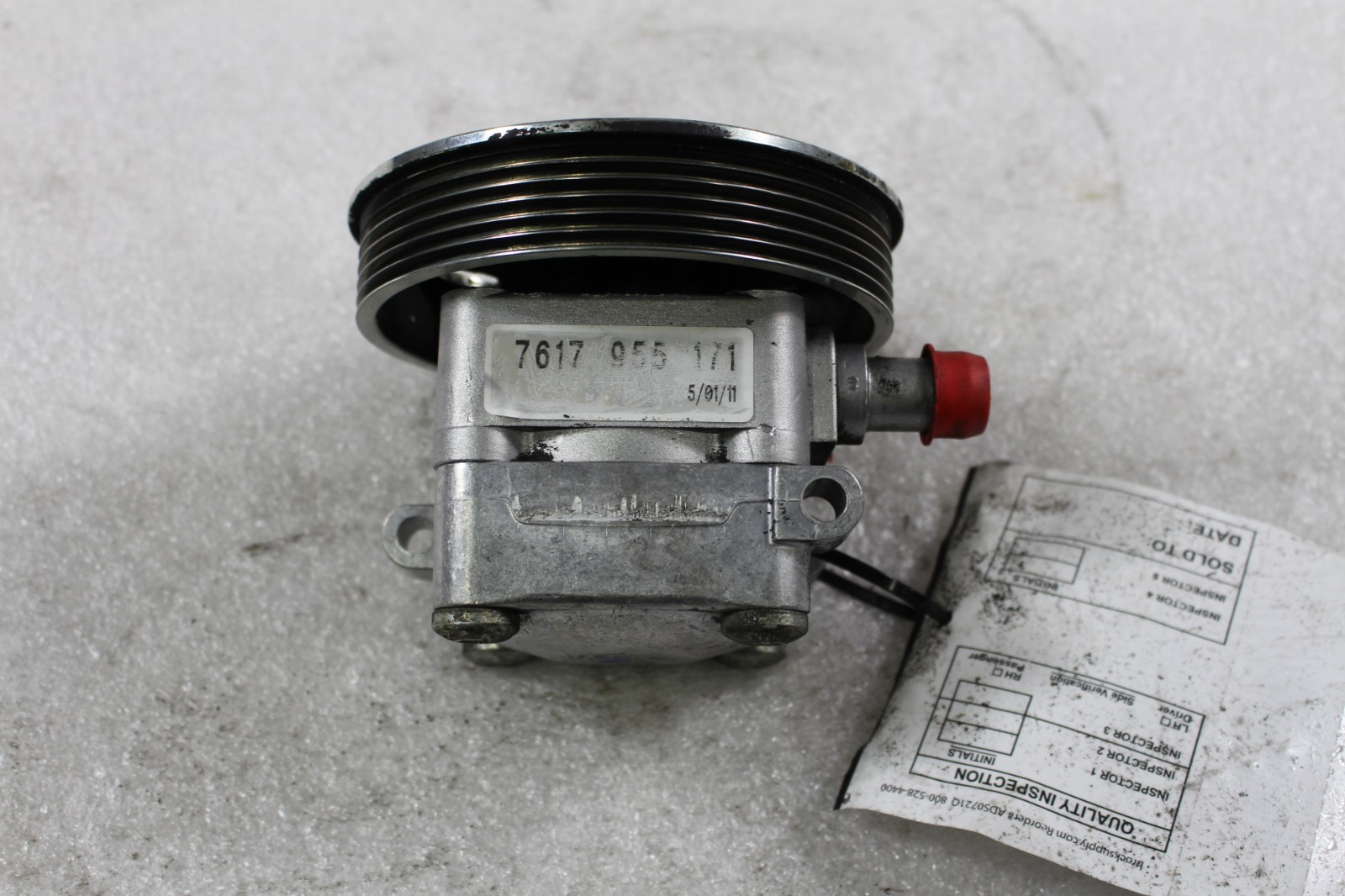 Maserati GranCabrio, Power Steering Pump, Used P/N 204070 s/c 255278