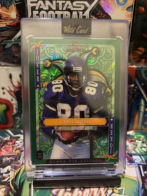 2026 Wild card Black Tie Edition 1/1 Joker Cris Carter Green