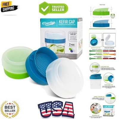 kefir lid mason jar lids wide mouth mason jar lids living culture grain drain...