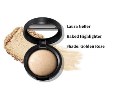 Laura Geller Baked Highlighter Golden Rose Pressed Powder Full Size Retired Item