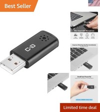 Mini Omnidirectional USB Microphone - Perfect for Video Conferencing Streaming