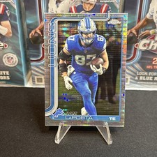 2025 NFL Topps Chrome #100 Sam LaPorta Pulsar Refractor