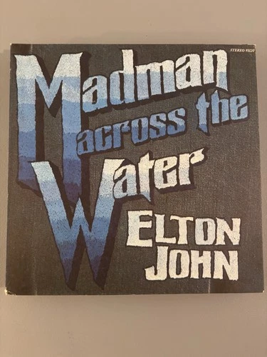 Madman Across The Water [LP] Elton John 1977 Vintage Rock Vinyl VG+ Tiny Dancer