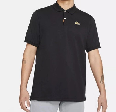 Nike Dunk High Polo Shirt 'Varsity Maize' Mens Size Medium (2020) DM1178-010 NWT