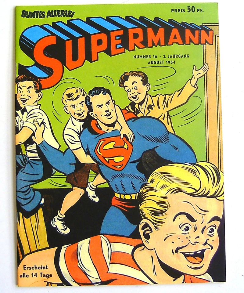 BUNTES ALLERLEI - SUPERMAN - 2. Jahrgang 1954 - 16 - REPRINT HETHKE deutsch - Bild 1 von 1