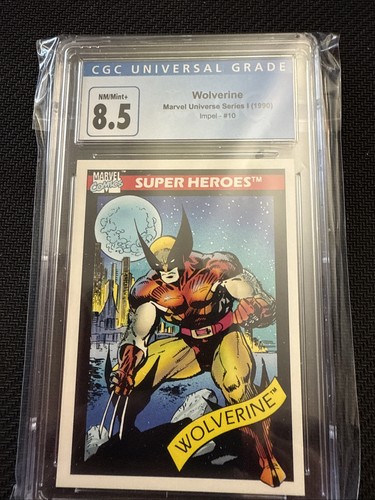 1990 Marvel Universe Series 1 Wolverine #10 CGC 8.5