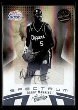 2011-12 Absolute Retired Spectrum Danny Manning Auto /25