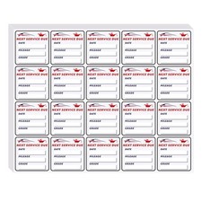 500 Pieces Oil Change Stickers Oil Service Reminder Next Service Due Clear-500
