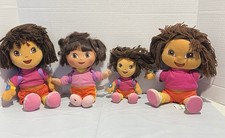 Dora the Explorer Plush Dolls Gund Ty Mattel Lot of 4 READ