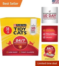 5 Pack Purina Tidy Cats Non-Clumping Litter, 24/7 Odor Control , 30 lb Box