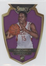 2014 Select Premier Level Purple Die-Cut Prizm 46/99 Clint Capela Rookie RC 0c6