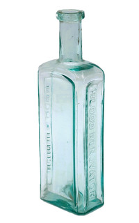 ANTIQUE INDIAN MEDICINE BOTTLE RACE’S INDIAN BLOOD RENOVATOR