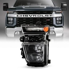 Headlight Left Driver Side for 2020-2023 Chevy Silverado 2500HD 3500HD