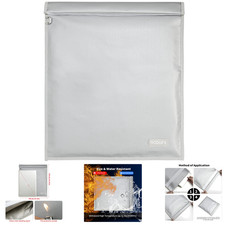 Faraday Bag for Laptops 20x15 Inches Water Resistant Fireproof Anti-Theft Signal