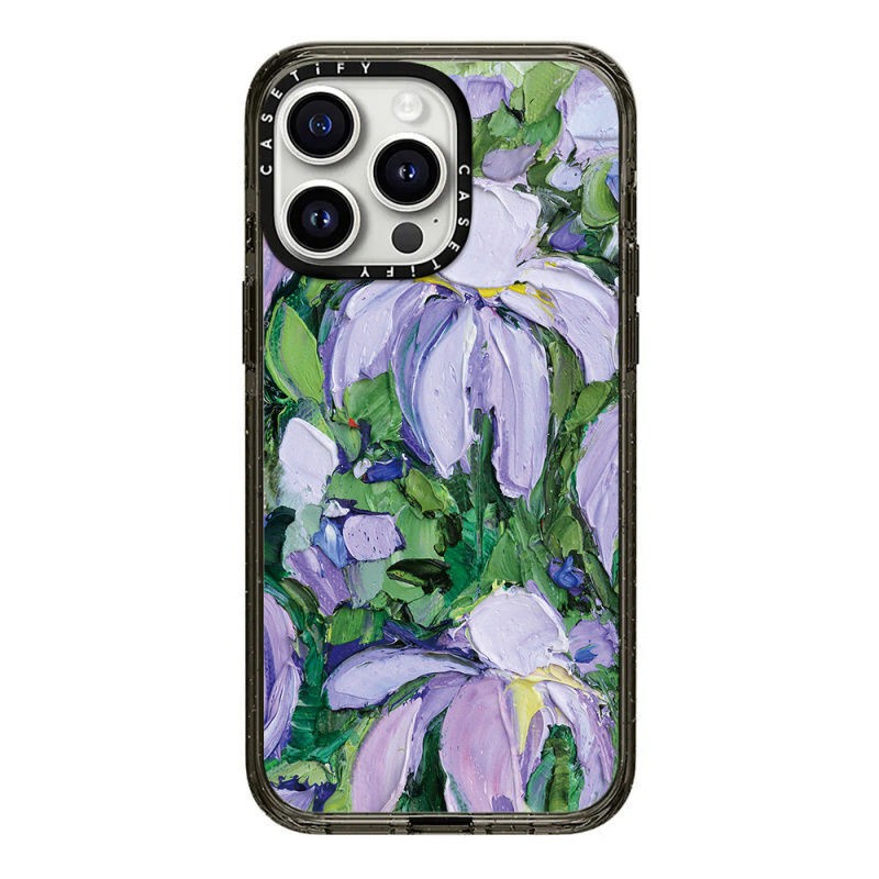 New CASETIFY Oil Painting Flower Phone Cover Case For iPhone 15 14 13 12 Pro Max
