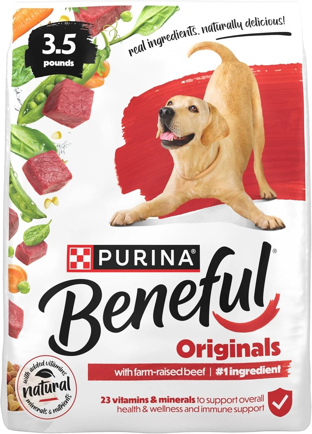 Purina Beneful Beef Dry Dog 3.5lb 4 Pack