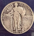 1929 S  - STANDING LIBERTY SILVER QUARTER