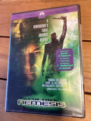 Star Trek - Nemesis (2003, DVD, Full Screen Edition) Brand New Sealed