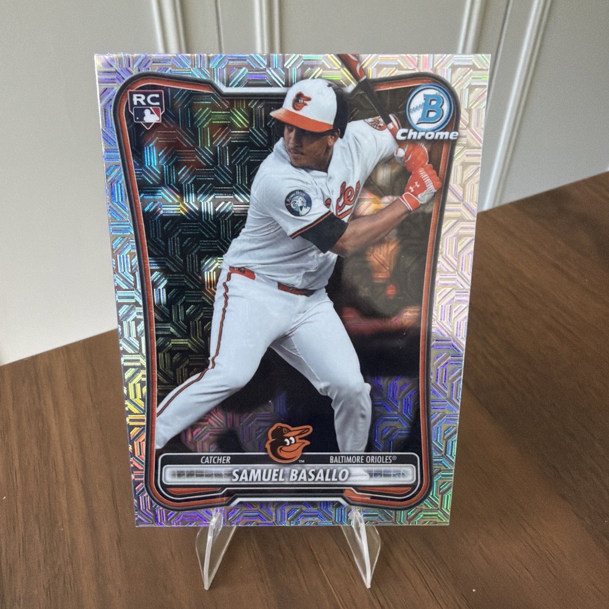 Samuel Basallo 2026 Bowman Chrome #93 Mojo Refractor RC Orioles | eBay