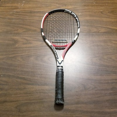 Babolat Aero Storm Tennis Racquet 4 1/2 Grip 98'' sq 11.3 oz Red Black White 