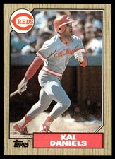 1987 Topps Kal Daniels Cincinnati Reds #466