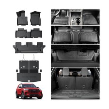 Floor Mats for 2020-2025 2026 Ford Explorer 7 seat Accessories, Cargo Mat wit...