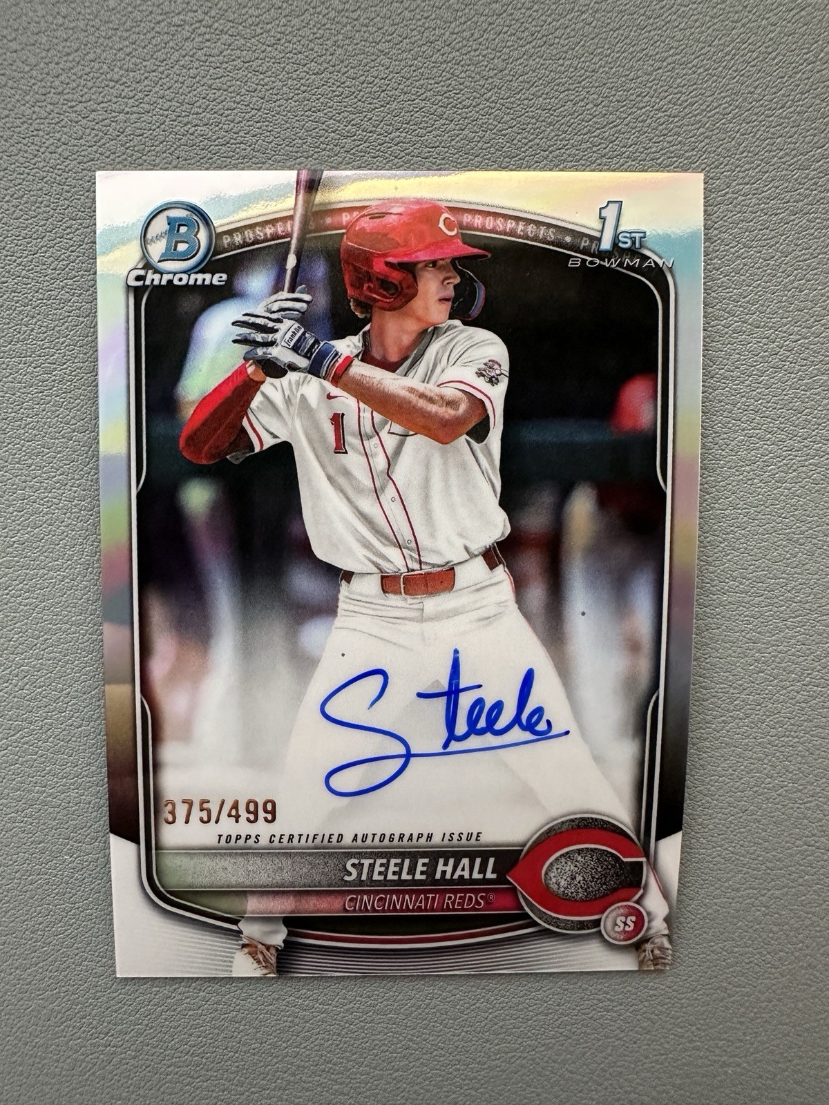 2025 Bowman Draft - Steele Hall 1st Bowman Chrome Refractor Auto /499
