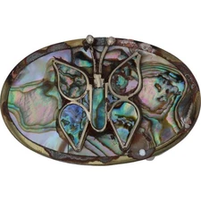 1" Butterfly Monarch Western Hippie Boho Cowgirl Bohemian Vintage Belt Buckle