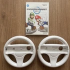 Mario Kart Wii CIB Complete w/ Manual + 2 Wii Wheel Steering Controllers Tested