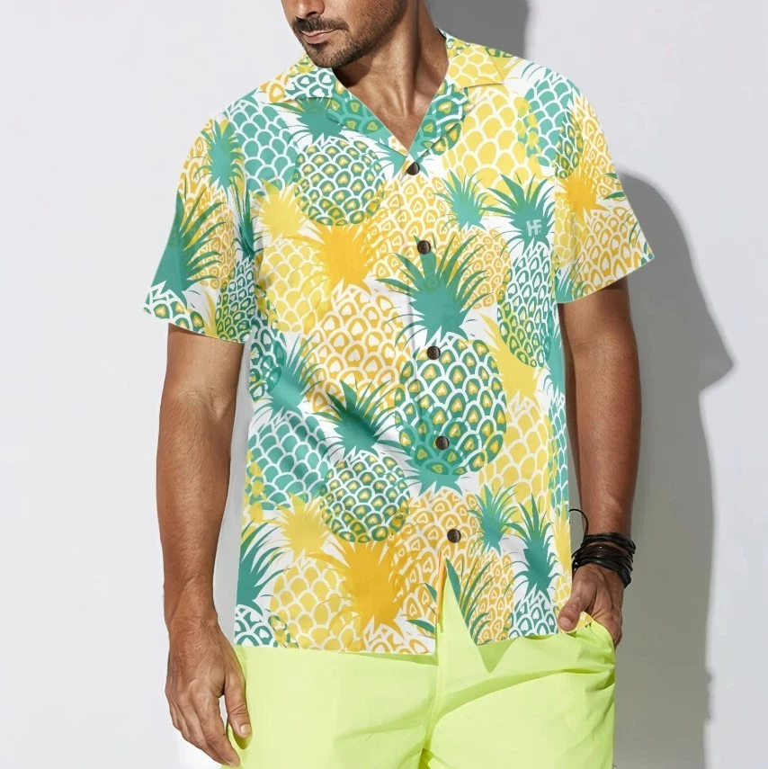 Pineapple Pattern V8 Hawaiian Shirt