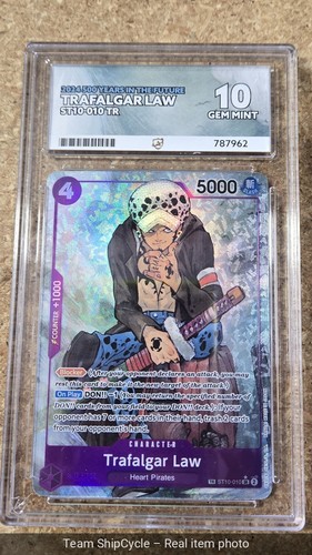 Trafalgar Law (Treasure Rare) graded ACE 10 for sale on eBay